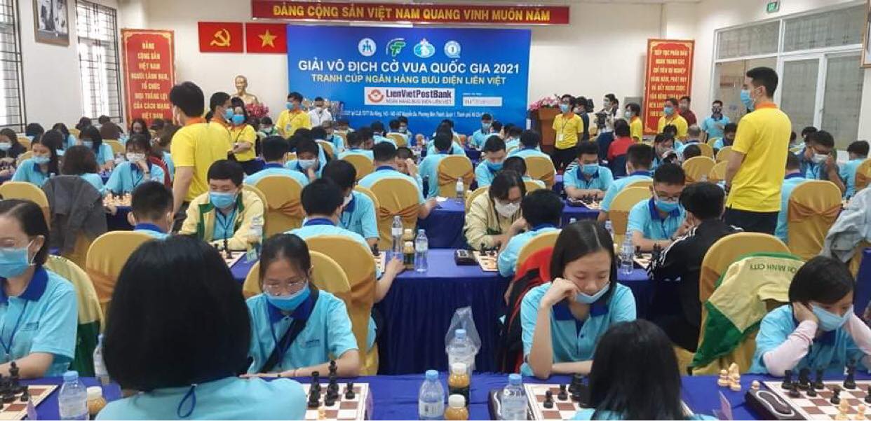 Khai mạc giải cờ vua VĐQG 2021: Trần Tuấn Minh và Nguyễn Thiên Ngân vô địch cờ chớp