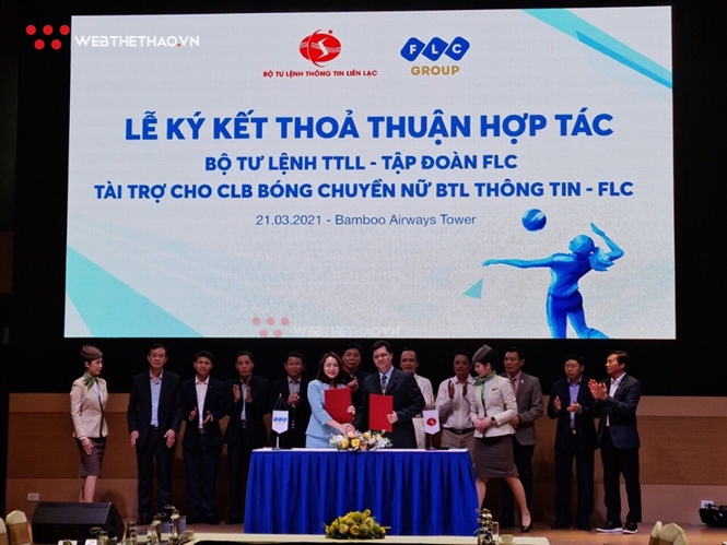 Có bầu sữa mới, đội bóng chuyền nữ quân đội trở thành "BTL Thông tin - FLC"