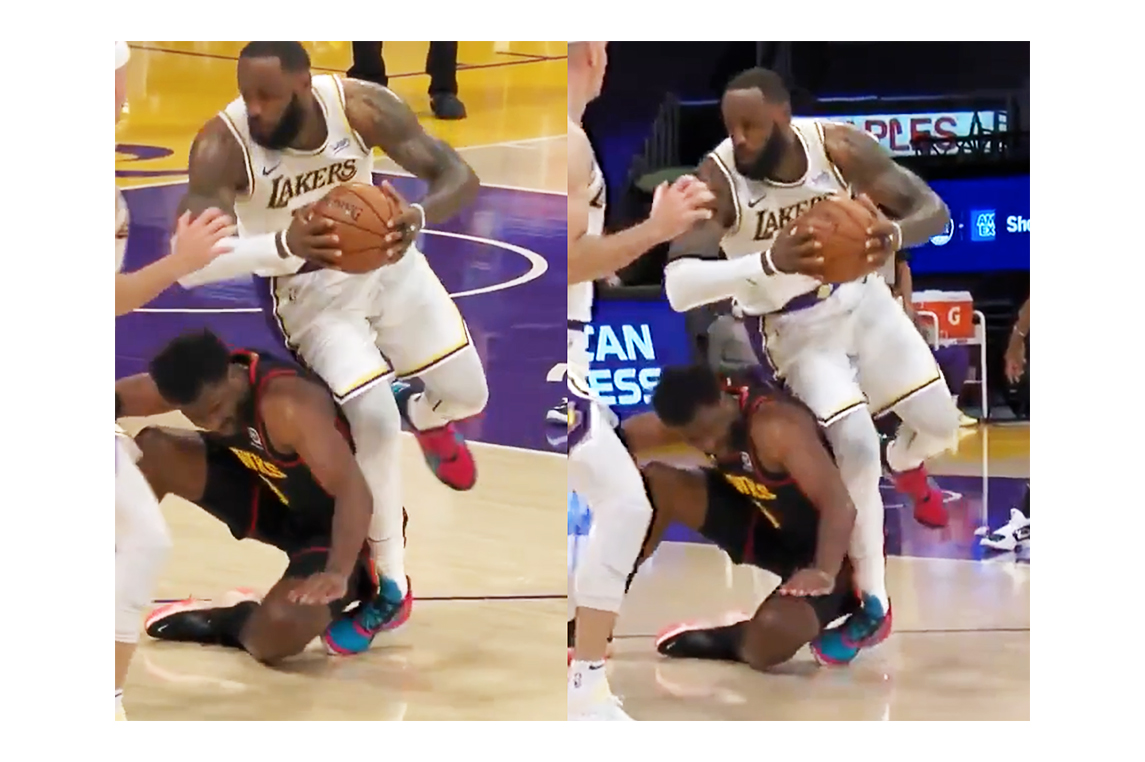 Đồng đội LeBron tố cầu thủ Atlanta Hawks gây ra chấn thương King James