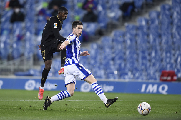 Dembele ghi bàn độc đáo cho Barca bằng hai chân như một