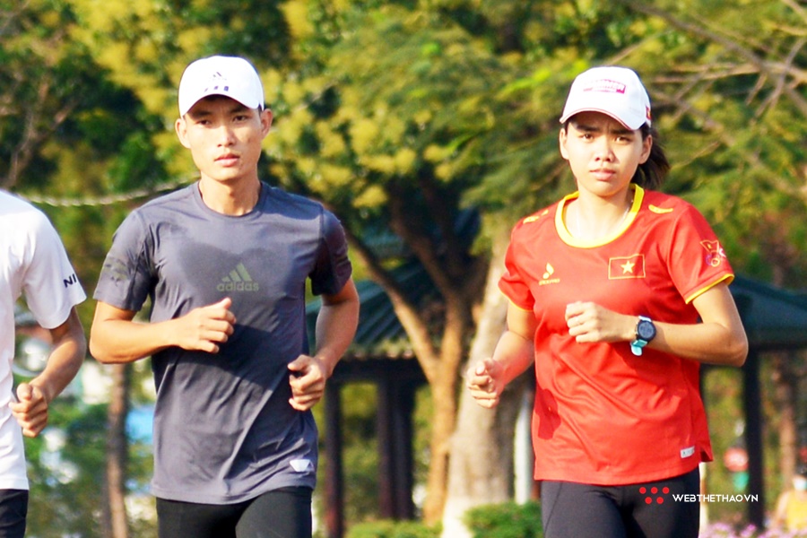Áp lực giữ vị trí “chóp đỉnh” Tiền Phong Marathon 2021 của cặp tuyển thủ Bình Phước