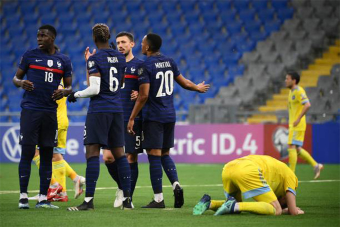 Video Highlight Kazakhstan vs Pháp, vòng loại World Cup 2022