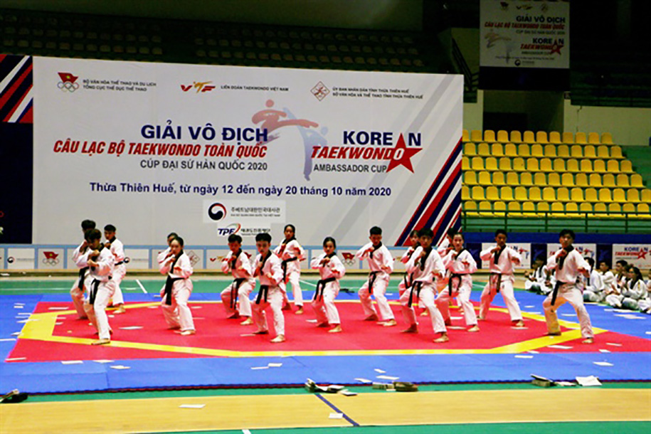 Cúp Taekwondo Đại sứ Hàn Quốc 2021 đón lượng vận động viên kỉ lục
