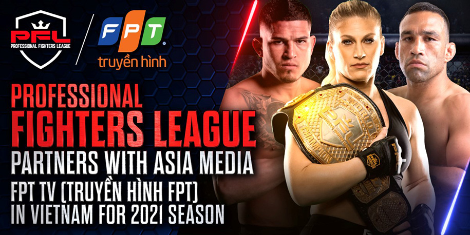 Giải MMA PFL được phát sóng chính thức tại Việt Nam