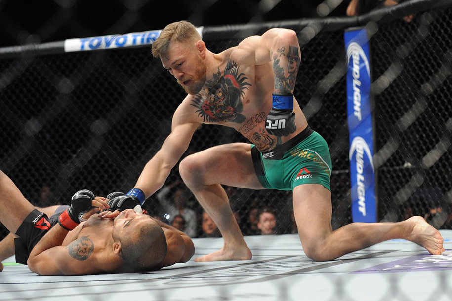 Kỉ niệm 8 năm ra mắt UFC, Conor McGregor "sửa" kỉ lục knockout Jose Aldo