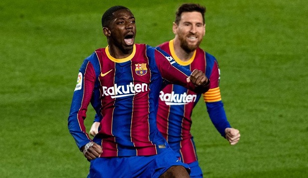 Dembele "bùng cháy" và bất bại khi đá chính ở Siêu kinh điển