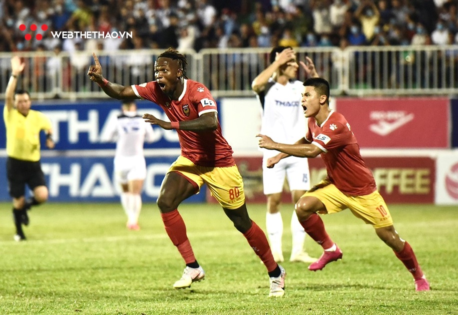 Kết quả SLNA vs Hồng Lĩnh Hà Tĩnh, video vòng 10 V.League 2021