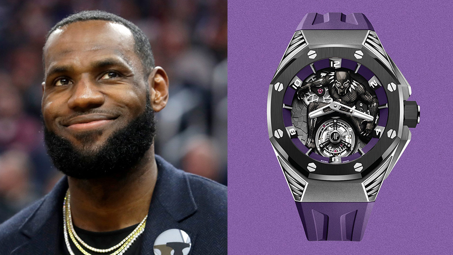 Dưỡng thương ngoài sân, LeBron James được phát hiện đeo đồng hồ tiền tỷ siêu hiếm