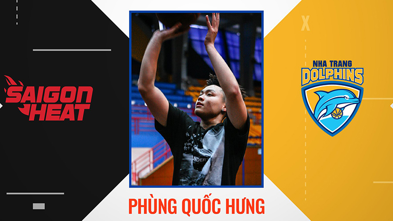 Chính thức: Tân Binh Saigon Heat Melvin Phùng cập bến Nha Trang Dolphins