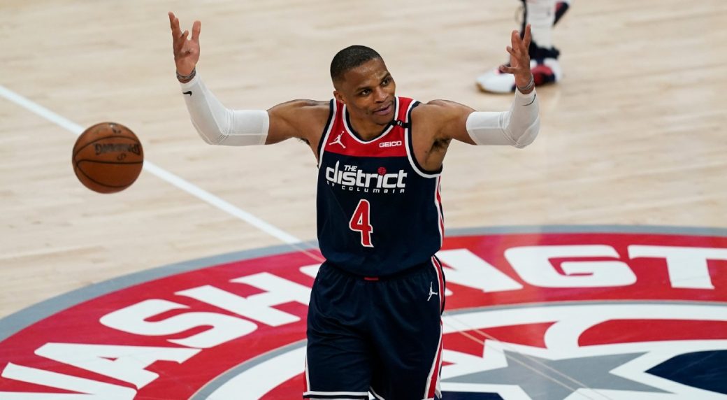 Russell Westbrook thiết lập kỷ lục kinh ngạc, Washington Wizards lại bay cao