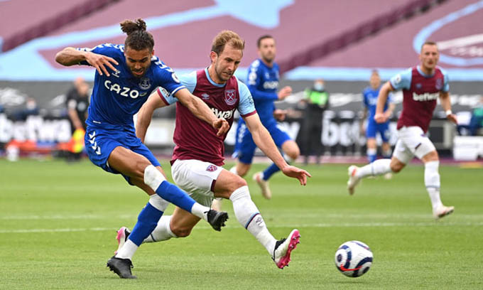 Video Highlight West Ham vs Everton, bóng đá Anh hôm nay 9/5