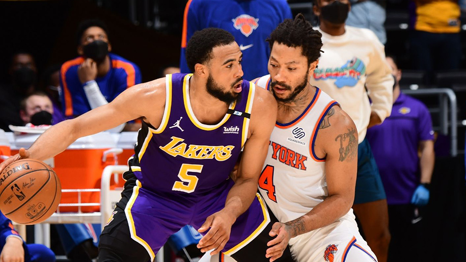 Gạt bỏ 31 điểm của Julius Randle, Lakers thắng nghẹt thở Knicks nhờ quả 3 điểm của Talen Horton-Tucker