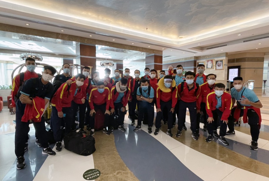 Tuyển Việt Nam đã đến UAE, sẵn sàng chinh phục giấc mơ World Cup