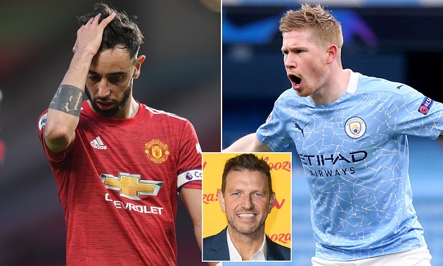 Cựu sao MU đánh giá Fernandes không cùng đẳng cấp với De Bruyne