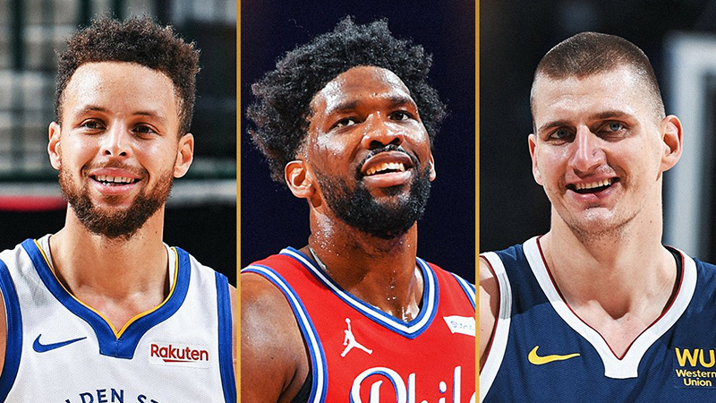 NBA Awards 2021: Stephen Curry đối đầu Jokic và Embiid cho danh hiệu MVP