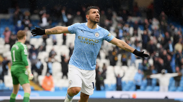 Aguero chia tay Man City bằng phá kỷ lục ghi bàn của Rooney Aguero chia tay Man City bằng phá kỷ lục ghi bàn của Rooney