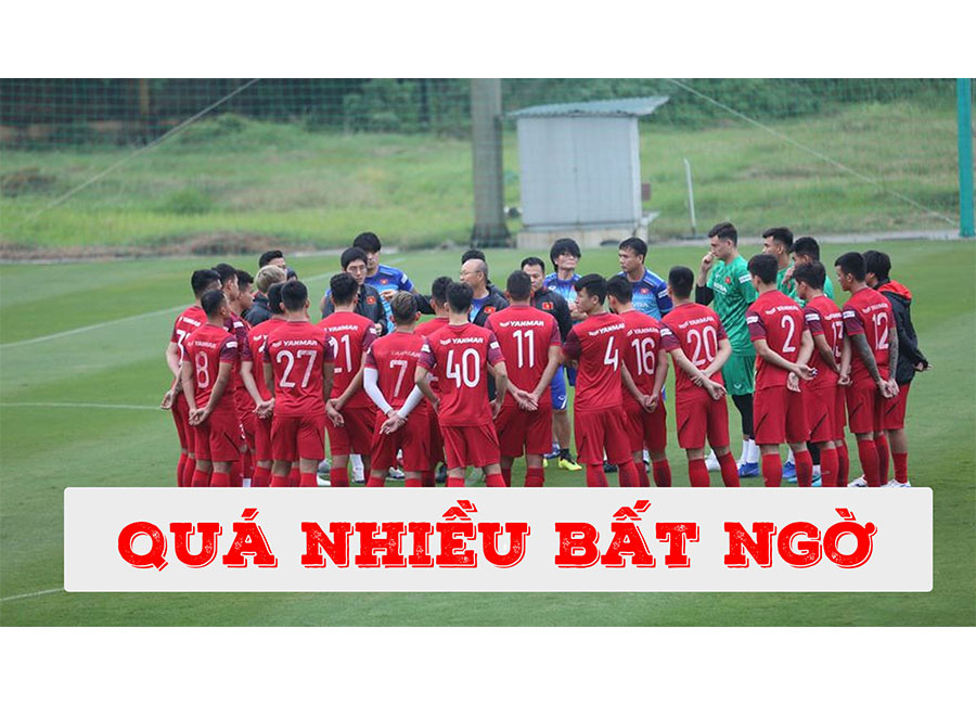 Thầy Park chốt danh sách ĐT Việt Nam 2021 dự VL World Cup 2022 với nhiều bất ngờ