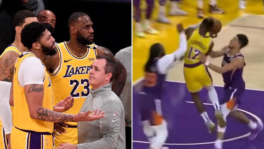 Dàn cầu thủ Lakers phẫn nộ sau tình huống lỗi ác ý của Devin Booker