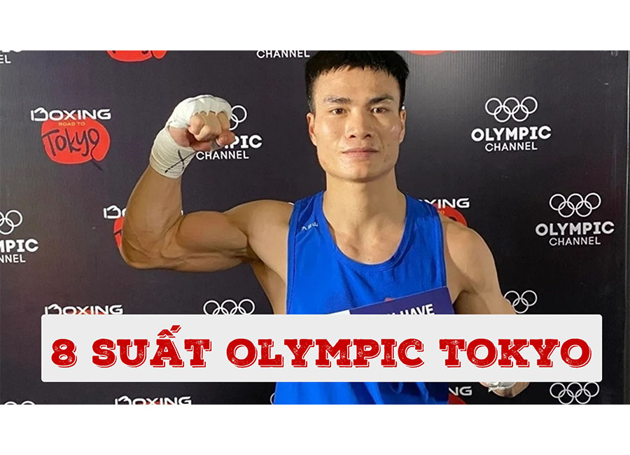 8 suất dự Olympic Tokyo của thể thao Việt Nam