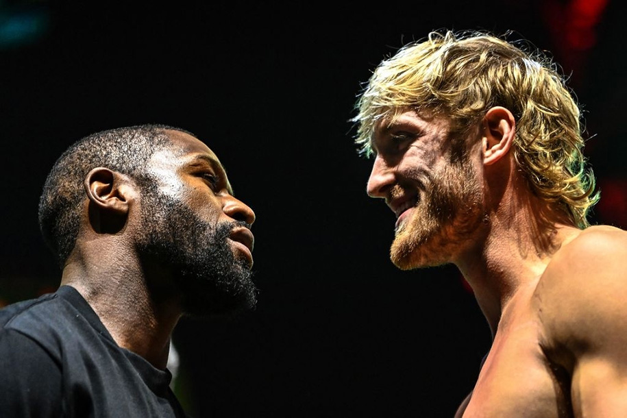Floyd Mayweather ra tuyên bố đanh thép trong buổi cân với Logan Paul