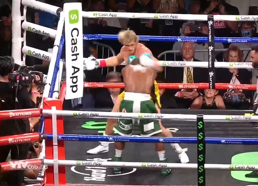 Logan Paul tung liên hoàn đấm vào mặt Mayweather Logan Paul tung liên hoàn đấm vào mặt Mayweather