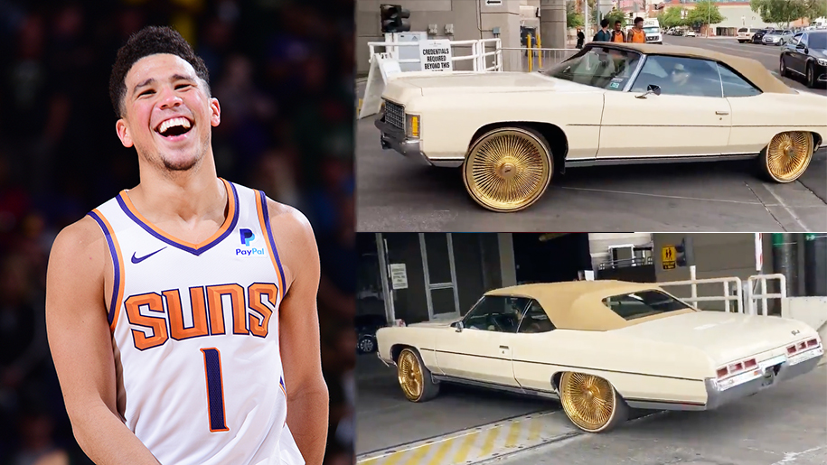 Diện xế cổ 50 năm tuổi kịch độc đến sân, Devin Booker khiến NHM không thể rời mắt