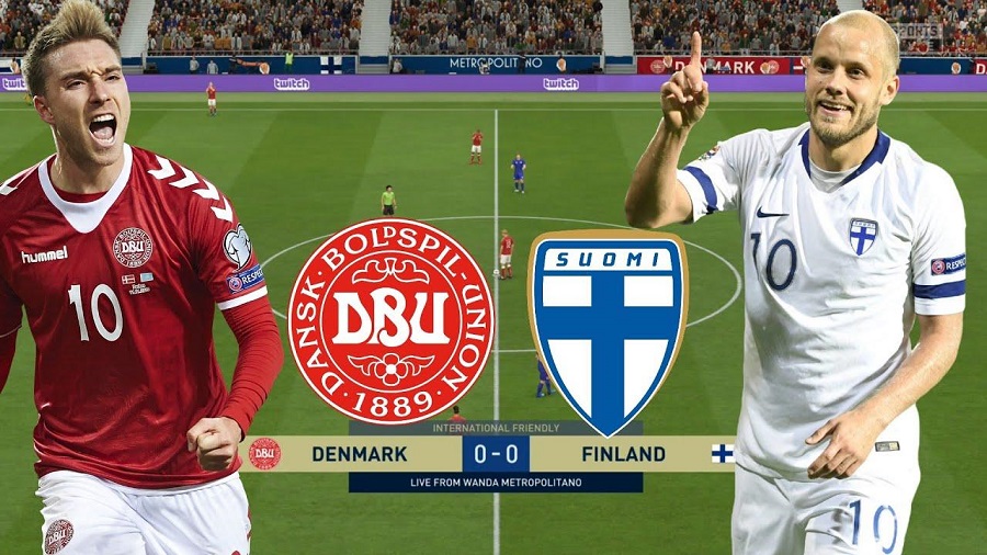 Đội hình ra sân Đan Mạch vs Phần Lan: Eriksen sắm vai nhạc trưởng