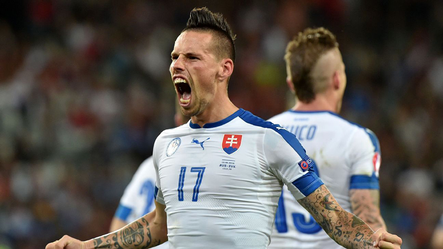 Khi hy vọng EURO của Slovakia lại đặt trên vai của Marek Hamsik