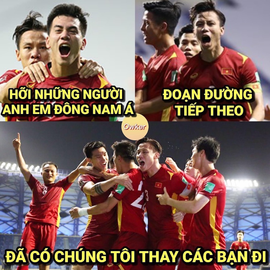 Ảnh ch&ecirc;́: Hỡi anh em Đ&ocirc;ng Nam Á, đã có Vi&ecirc;̣t Nam thay bạn ở VL thứ 3 World Cup 2022!