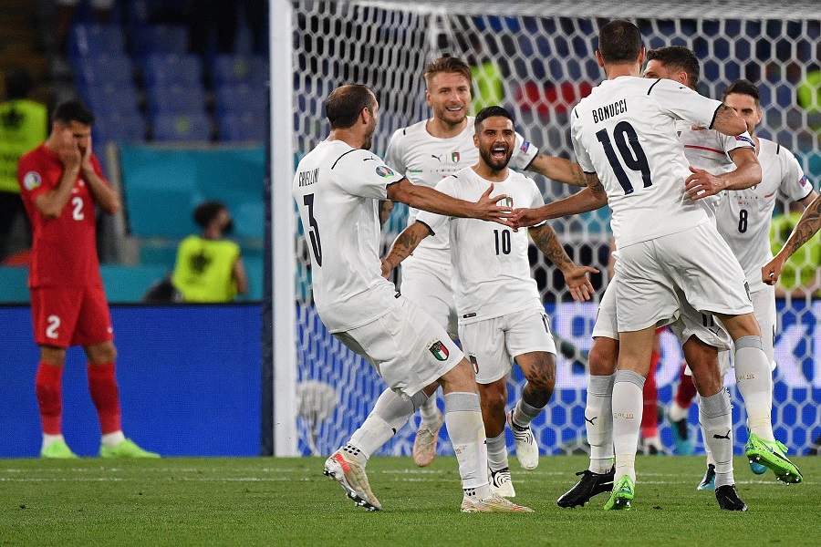 Lịch thi đấu bóng đá EURO 2021 hôm nay 16/6: Italia vs Thụy Sỹ