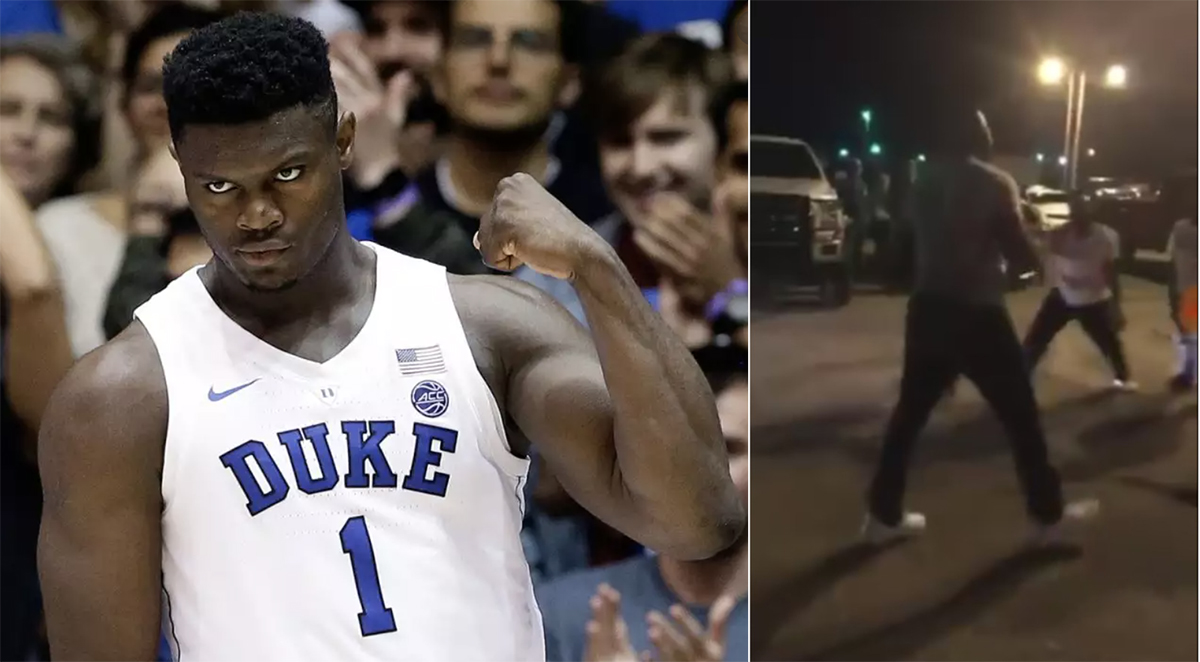 Nghi vấn Zion Williamson một mình cân 5 tên côn đồ và cái kết hả dạ