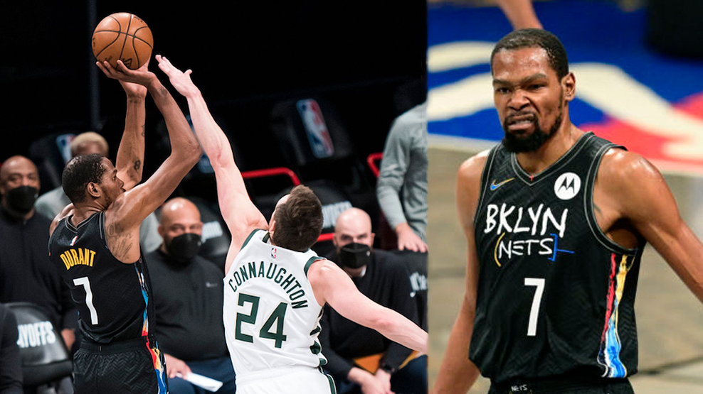 Kevin Durant làm nên lịch sử bằng trận đấu kinh điển, Brooklyn Nets ngược dòng ngoạn mục trước Milwaukee