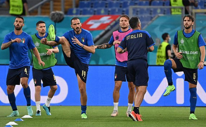Đội hình ra sân Italia vs Thụy Sỹ: Immobile lĩnh xướng hàng công Azzurri