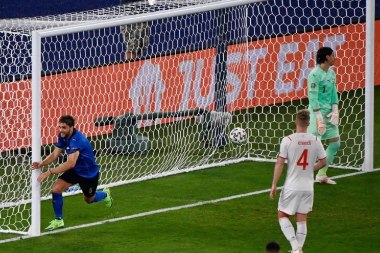 Kết quả Italia vs Thụy Sỹ: Cơn lốc màu… Thiên thanh