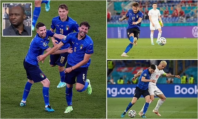 Italia sớm vào vòng knock-out vẫn bị Patrick Vieira "dìm hàng"