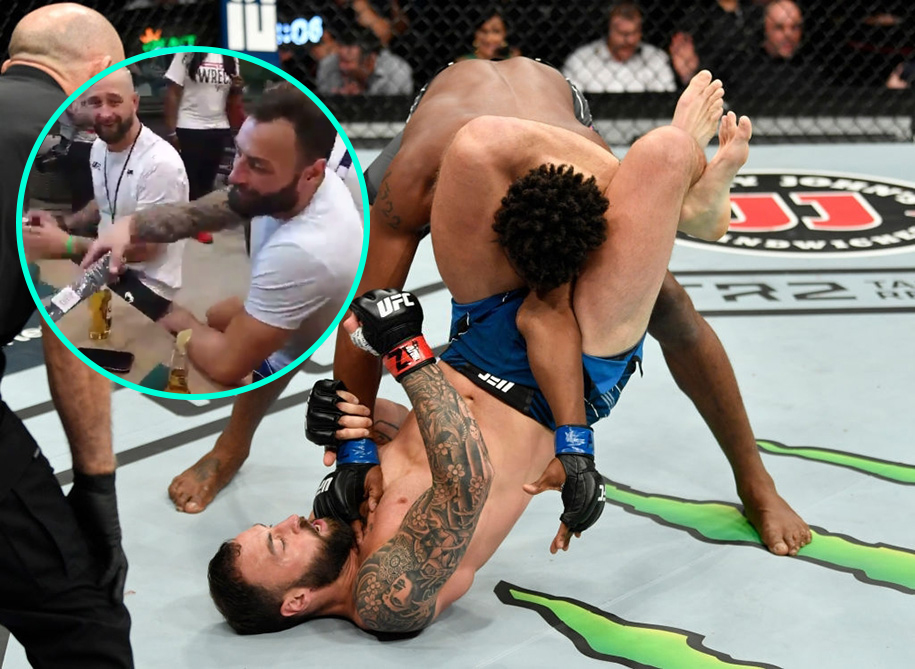 Paul Craig nhận đai đen BJJ ngay trên bàn nhậu sau pha bẻ gãy tay đối thủ