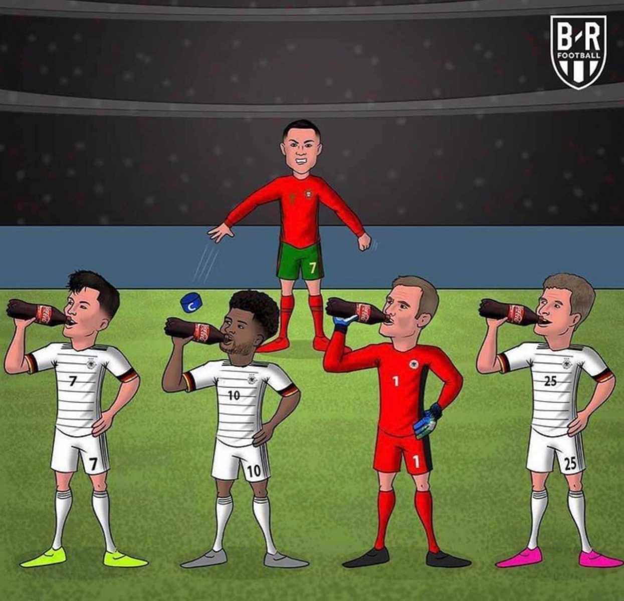 Loạt ảnh chế sau trận Đức - Bồ Đào Nha: "Đắng lòng" Ronaldo