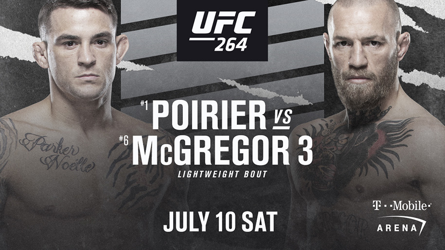 Lịch thi đấu UFC 264: Conor McGregor vs Dustin Poirier 3