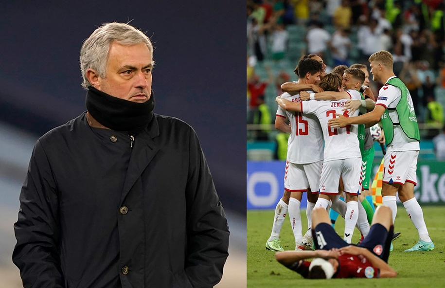 Mourinho: Tuyển Anh nên cẩn thận trước Đan Mạch dù chơi trên sân nhà