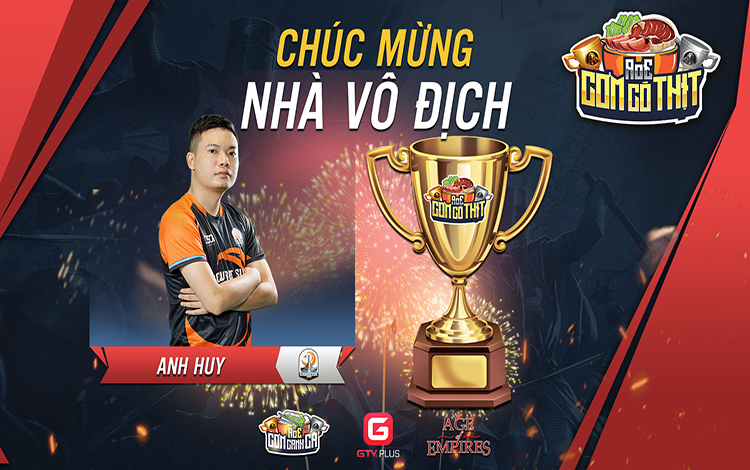 AoE Cơm Có Thịt lần 1: Anh Huy lên ngôi vô địch đầy kịch tính