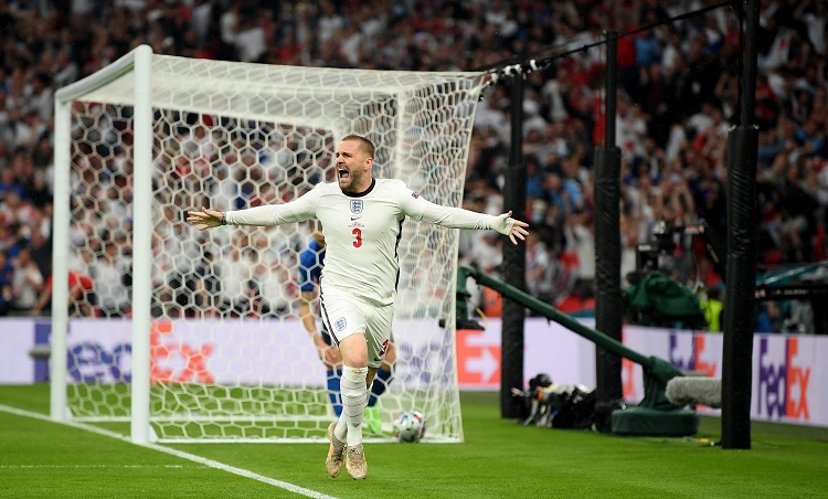 Luke Shaw ghi bàn nhanh nhất cho tuyển Anh tại chung kết EURO