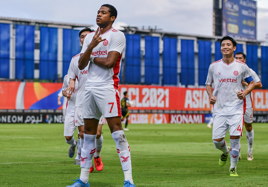 Đối thủ nhận hai thẻ đỏ, Viettel thắng nhọc chia tay AFC Champions League