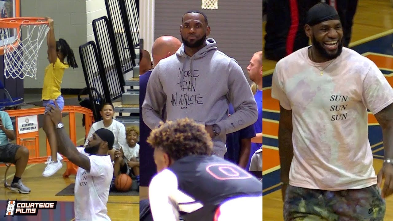 LeBron James bị trêu cười khi ra sân phủi ném toàn trượt