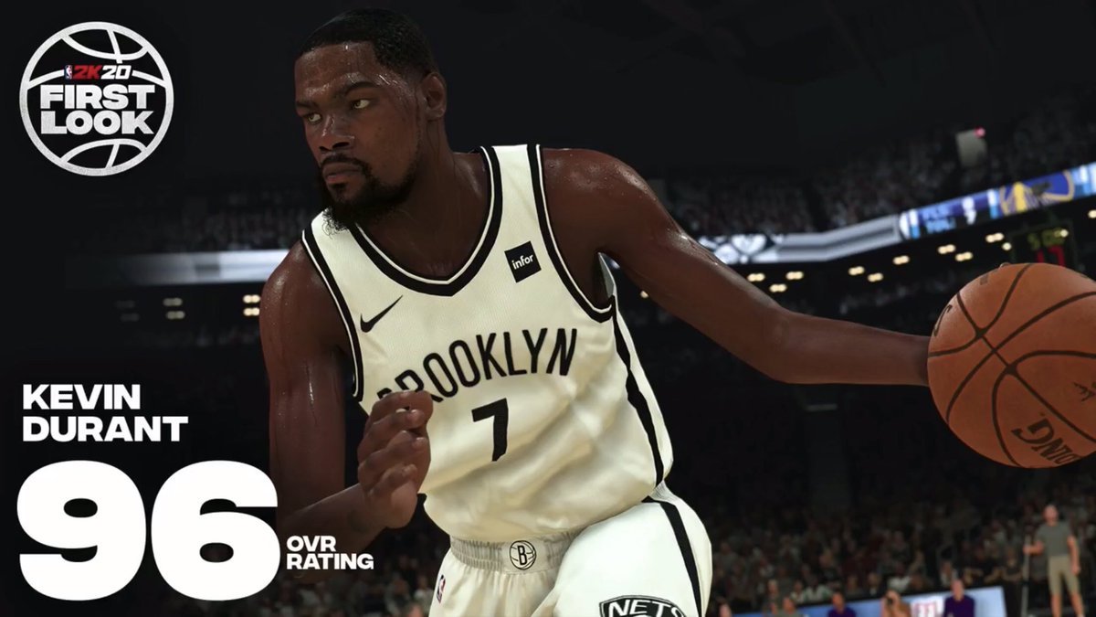 Kevin Durant không hài lòng khi đứng sau Curry và LeBron trong NBA 2K