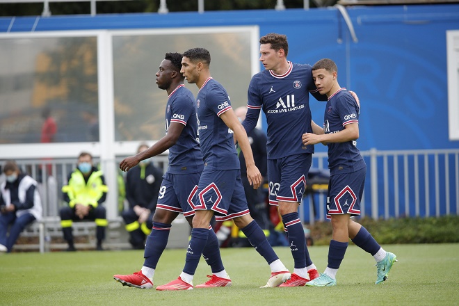 Kết quả bóng đá PSG vs Chambly, video giao hữu quốc tế 2021