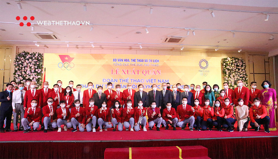Tối nay, đoàn Thể thao Việt Nam lên đường dự tranh Olympic 2021