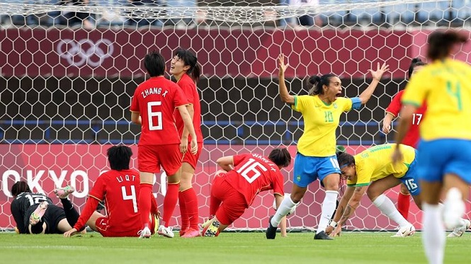 Video Highlight nữ Trung Quốc vs nữ Brazil, Olympic 2021 