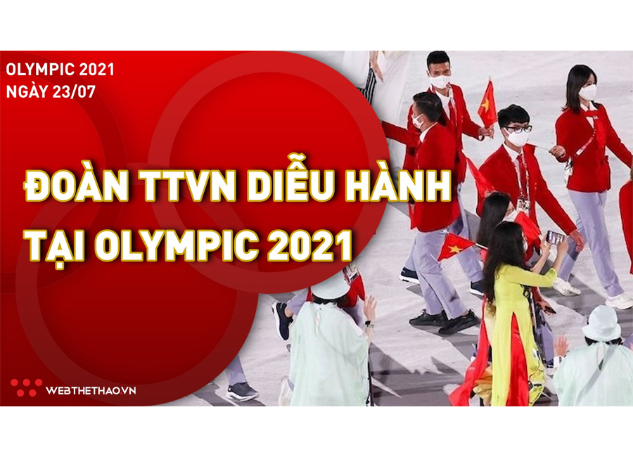 Cận cảnh Đoàn thể thao Việt Nam diễu hành tại lễ khai mạc Olympic Tokyo 2021 Cận cảnh Đoàn thể thao Việt Nam diễu hành tại lễ khai mạc Olympic Tokyo 2021
