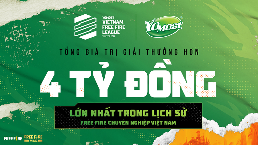 Yomost VFL Winter 2021 c&ocirc;ng bố tổng giải thưởng l&ecirc;n tới hơn 4 tỷ đồng.