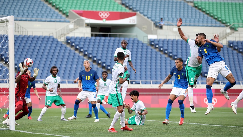 Kết quả bóng đá U23 Saudi Arabia vs U23 Brazil, Olympic 2021